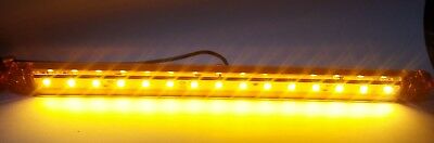 8X 12V 24V 15 SMD LED SIDE MARKER ORANGE LIGHTS LAMPS TRAILER TRUCK LORRY 9.5" - Image 3