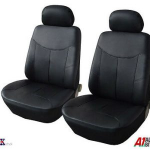Seat Ibiza Leon Cordoba Altea Toledo Grey-Black Front Fabric Seat Covers 
