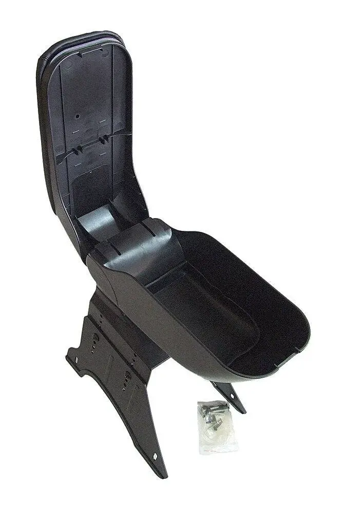 Universal black leather gear stick knob with trim and slider. - Image 2